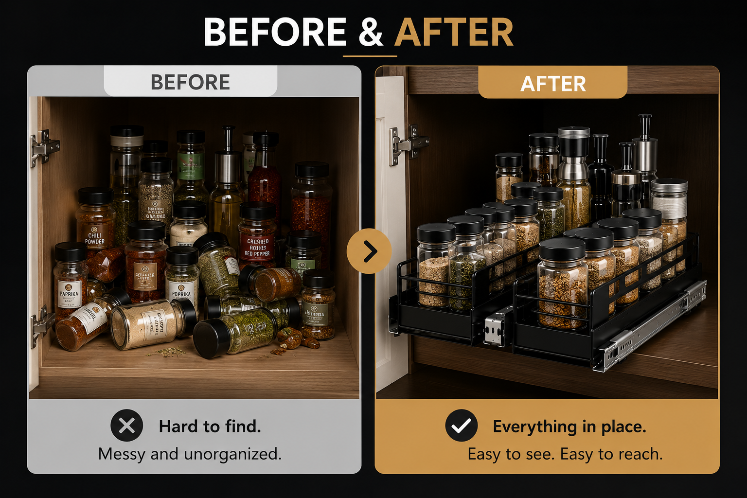 SORAKI™ Slide Spice Organizer (2-Pack)