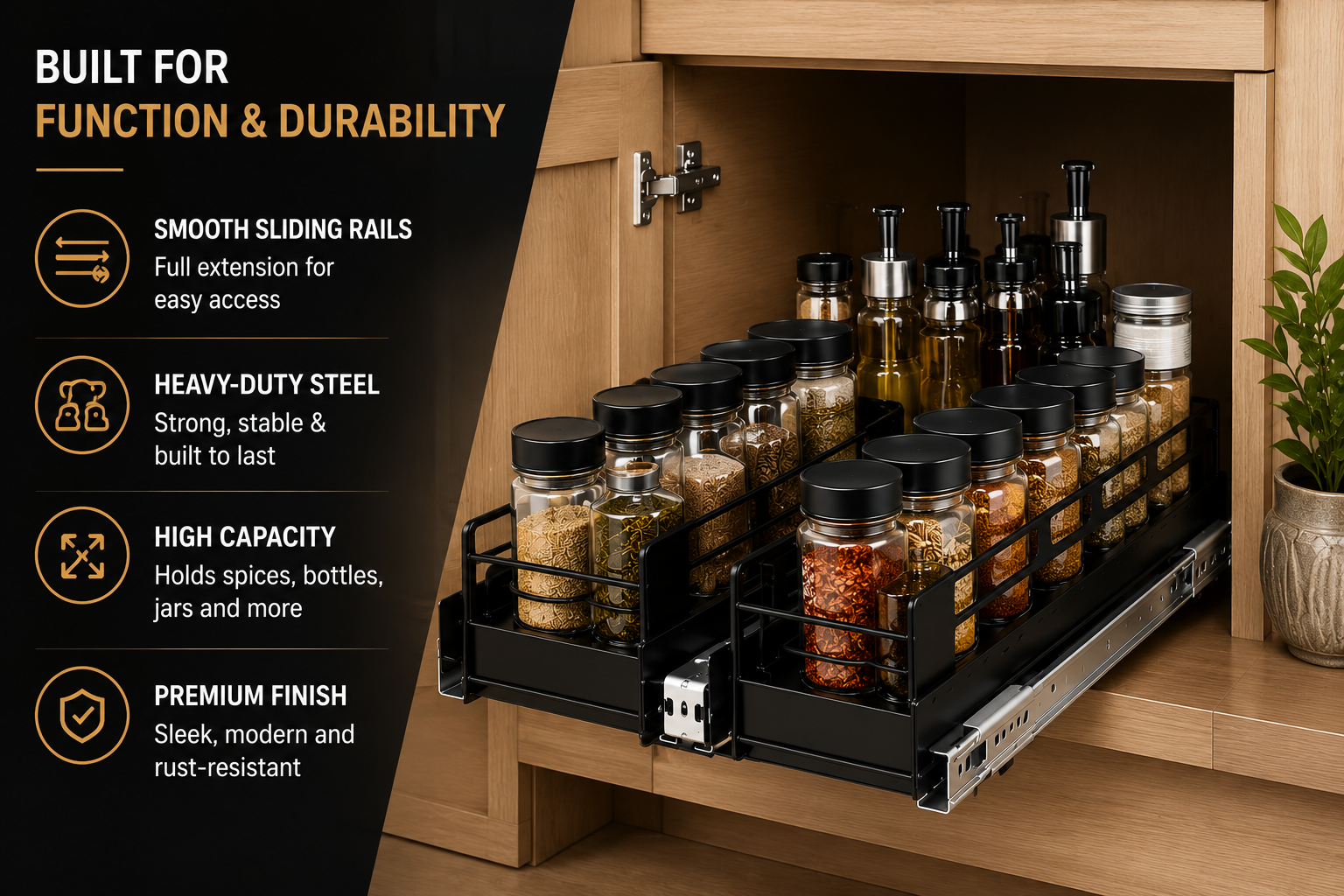 SORAKI™ Slide Spice Organizer (2-Pack)
