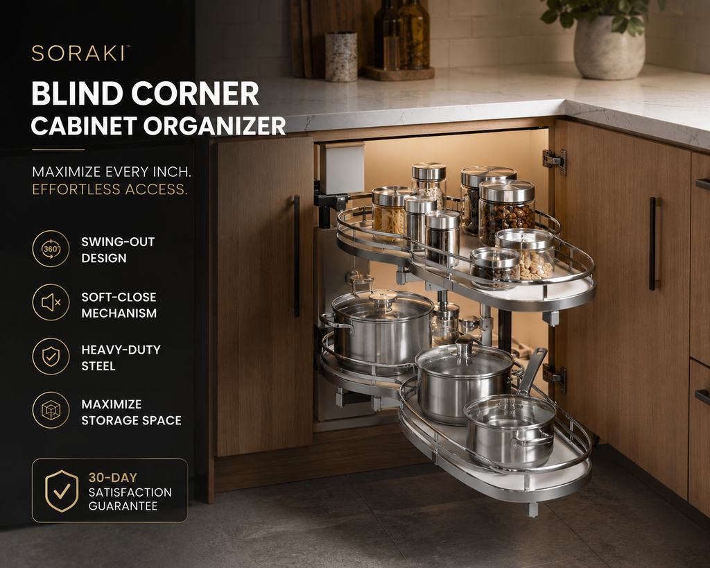 SORAKI™ Blind Corner Cabinet Organizer