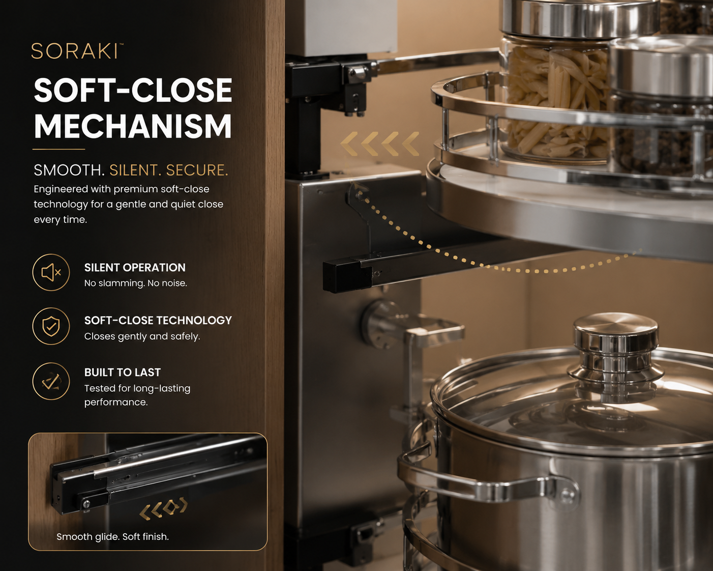 SORAKI™ Blind Corner Cabinet Organizer