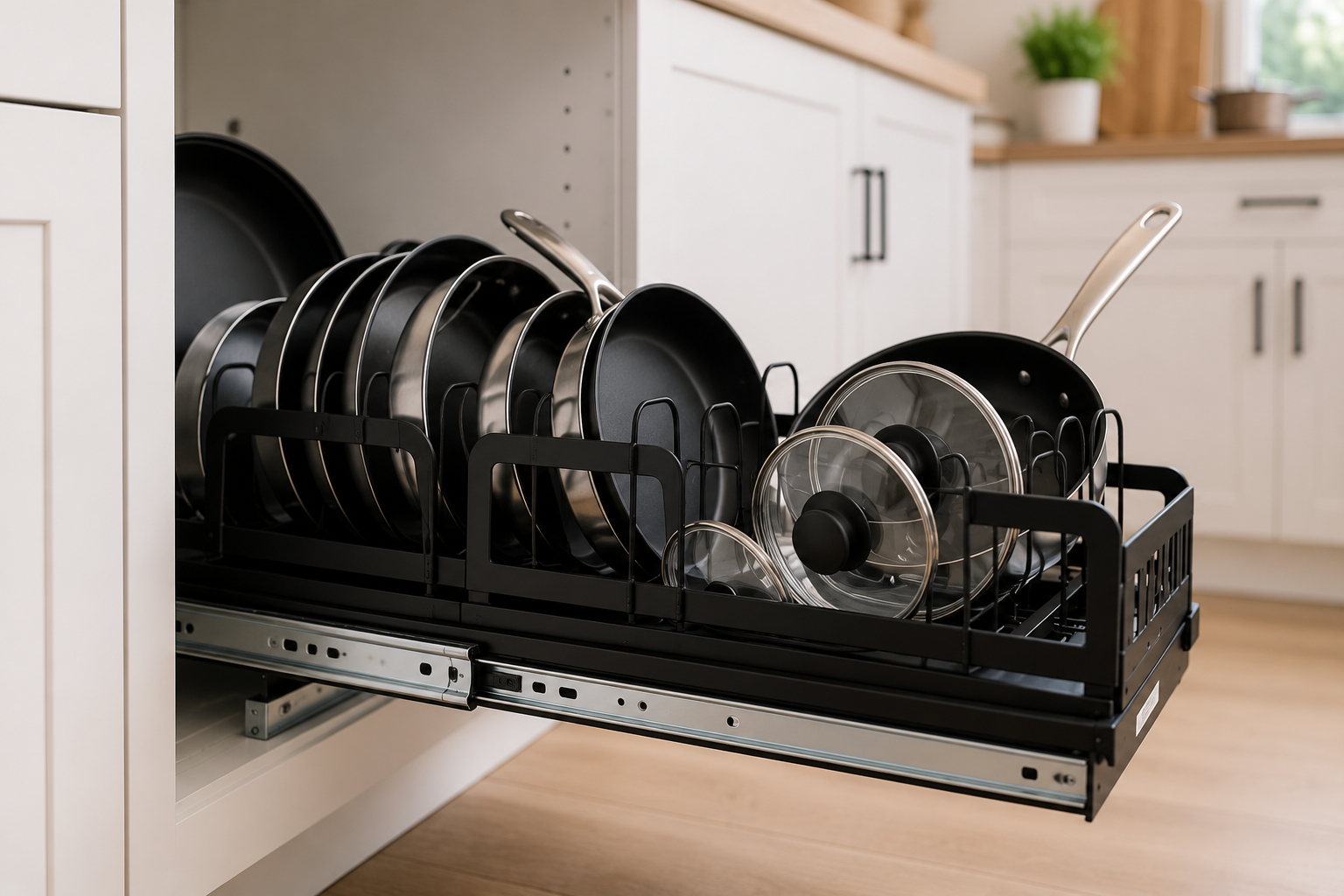 SORAKI™ Pull-Out Pots & Pans Organizer