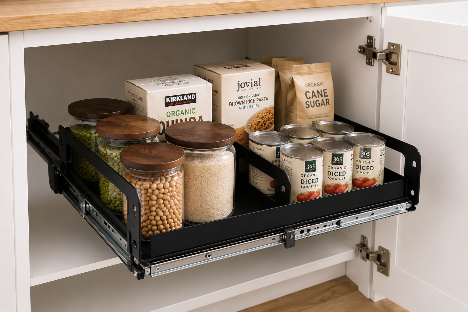 SORAKI™ 2-Tier Pull-Out Cabinet Organizer